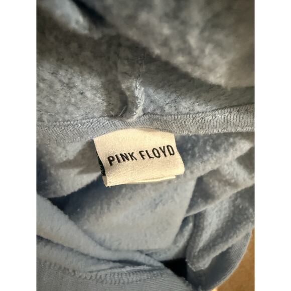 Pink Floyd Hoodie Medium Blue The Dark Side of the Moon 2021 Band Sweatshirt - Picture 4 of 5